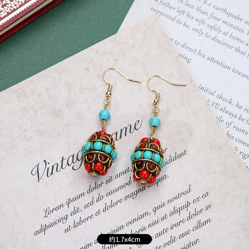 Wholesale Exotic Retro Alloy Earrings